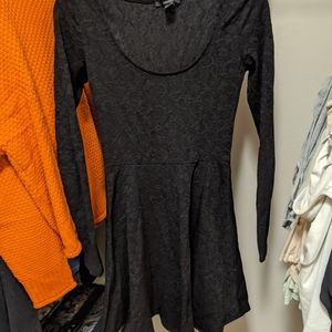 LBD, lacy and long sleeves!